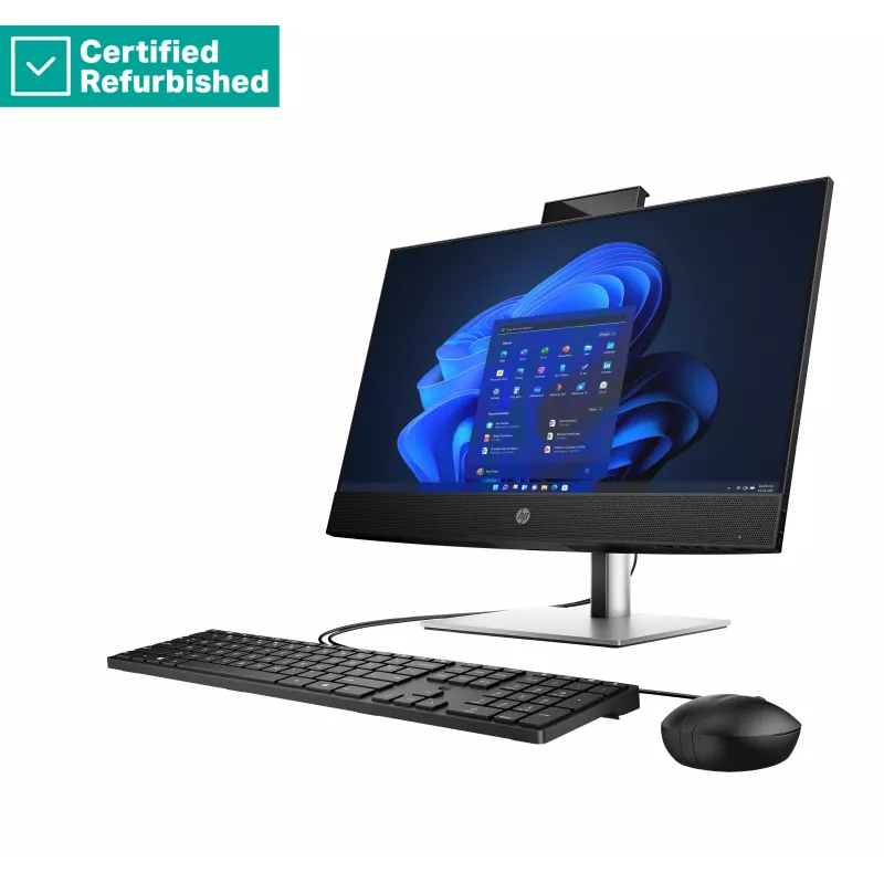 RENEW SILVER HP Pro 440 G9 AIO All-in-One - i5-13500T, 16GB, 512GB SSD, 23,8 polegadas FHD Non-Touch AG, altura ajustável, rato USB, Win 11 Pro, 1 ano (936S1EAR#ABF)
