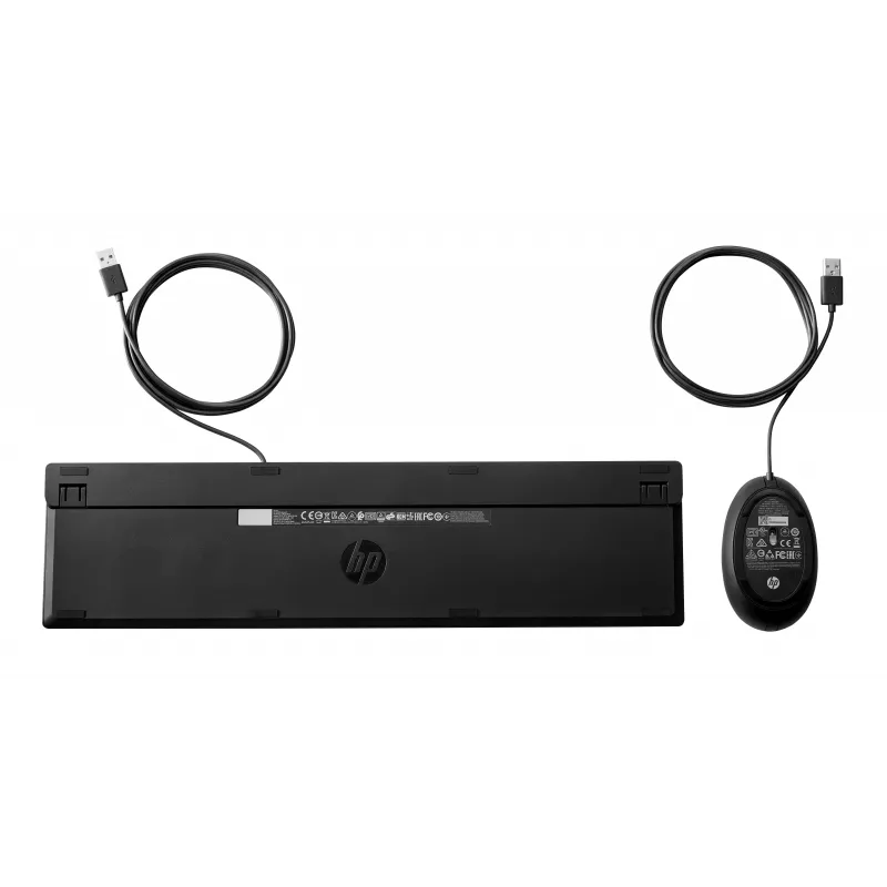 HP 320MK conjunto de teclado e rato com fio USB, resistente a salpicos – preto - EST