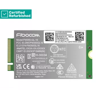 RENEW GOLD HP 4G LTE Modem m.2 WWAN Cat 16 L860-GL-16 Mobile Broadband Cellular (compatível com EliteBook 630 640 645 660 830 840 860 1040 G11, x360 G11, ProBook 440 460 465 G11, ZBook Firefly Fury Power 14 16 G11 G11A com WWAN)