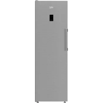 Arca congeladora BEKO B3RMFNE314XB, classe de eficiência energética E, 186,5 cm, 286L, cor inox