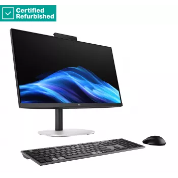 RENEW SILVER HP ProStudio 4 AIO All-in-One 24 - Ultra 5-235, 16GB, 512GB SSD, 23,8 polegadas FHD Non-Touch AG, altura ajustável, rato USB, Win 11 Pro, 1 ano
