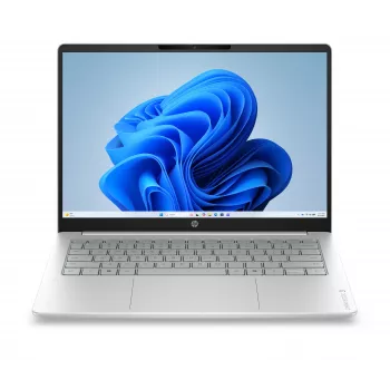 HP OmniBook 3 14-hu0009nyx - Core 5 120U, 16GB DDR5, 1TB, 14,0 polegadas 2K (1920x1200) OLED BrightView Low Blue Light 300 Nits, Glacier Silver FF - 1080p TNR, sem adaptador AC 45W, Win 11 Home, 1 ano