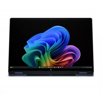 HP OmniBook X Flip x360 NG AI 14-kc0001nnx - Ryzen AI 7 450, 32GB LPDDR5X 8533 on-board, 1TB, Touch/14,0 3K (2880x1800) OLED Brightview LBL, Atmospheric Blue - 5MP IR TNR, sem adaptador AC 65W, Win 11 Home, 1 ano