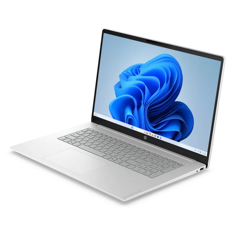HP OmniBook 3 17-dp0008nnx - Ryzen 5 40, 16GB LPDDR5 5500 on-board, 512GB PCIe Value, 17,3 FHD (1920x1080) Antiglare IPS 300 Nits, Glacier Silver DF+ - 1080p TNR, sem adaptador AC 45W, Win 11 Home, 1 ano