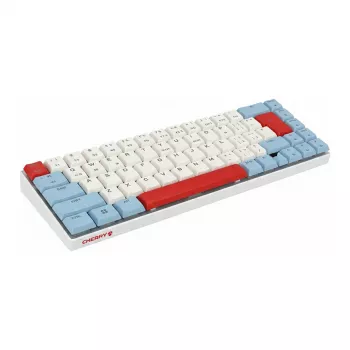 Teclado compacto sem fios Cherry TAS MX-LP 2.1 layout DE branco
