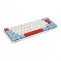 Teclado compacto sem fios Cherry TAS MX-LP 2.1 layout DE branco