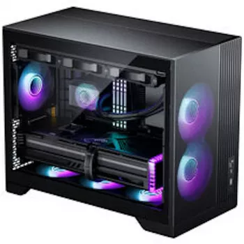 Caixa de PC PHANTEKS XT M3, caixa mini + ventoinha D30 PWM Regular Airflow D-RGB, pack de 3, preto
