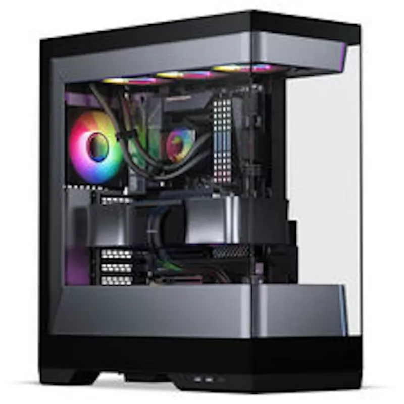 Caixa de PC PHANTEKS S2, incl. 4 ventoinhas de 120 mm, refrigeração líquida AiO Glacier One 360M25 Gen2 DRGB