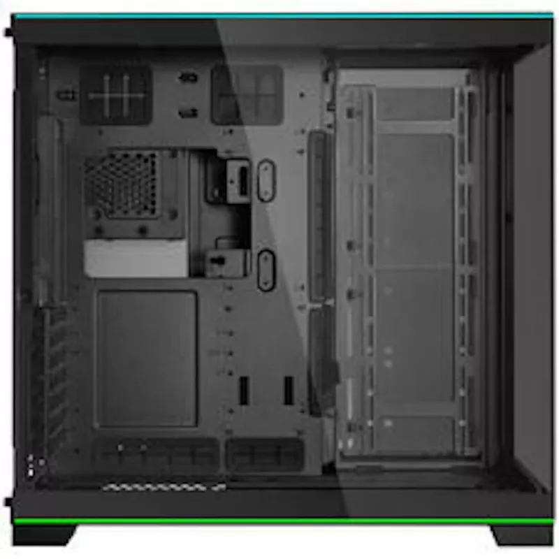 Caixa de PC Lian Li O11D EVO RGB Bundle + HydroShift II LCD-S 360TL AiO + 6 ventoinhas UNI FAN SL-INF 120 Reverse Blade + UNI HUB SL-INF - preto