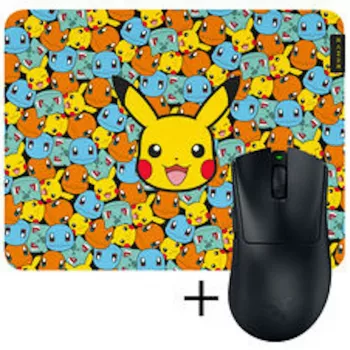 Razer DeathAdder V4 Pro rato gaming + Razer Gigantus V2 tapete de rato Bundle