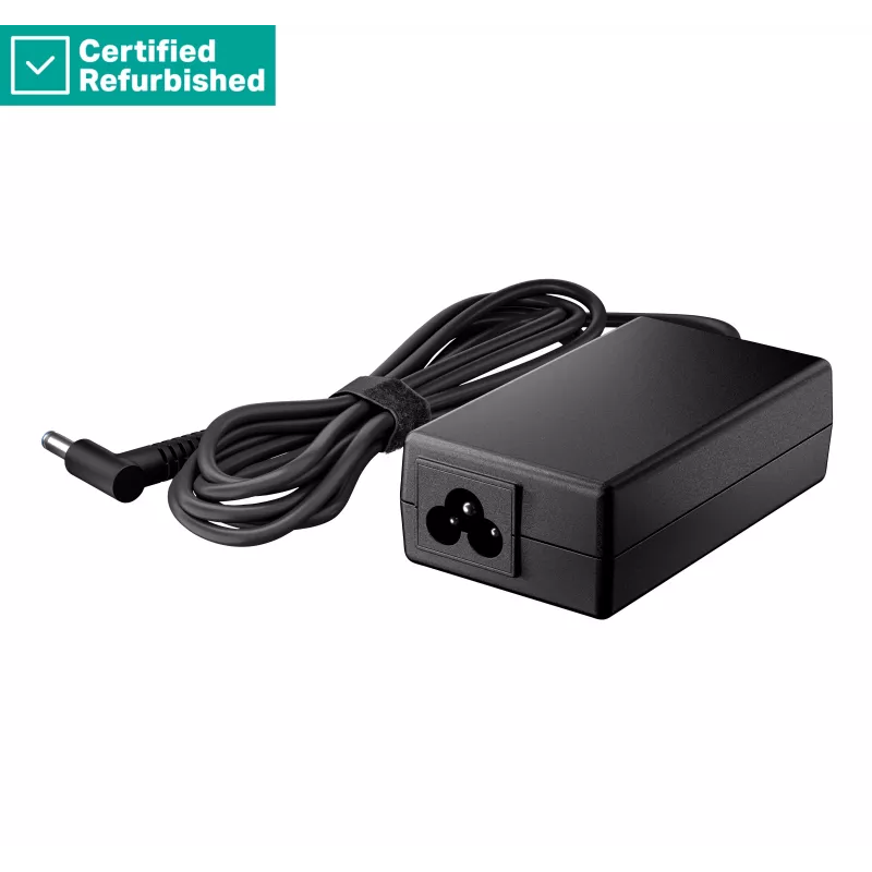 RENEW GOLD HP 65W Fonte de alimentação inteligente CA Carregador para portátil ficha oca 4,5mm com adaptador 7,4mm / compatível com HP série 200, ProBook série 400/600, EliteBook série 700/800
