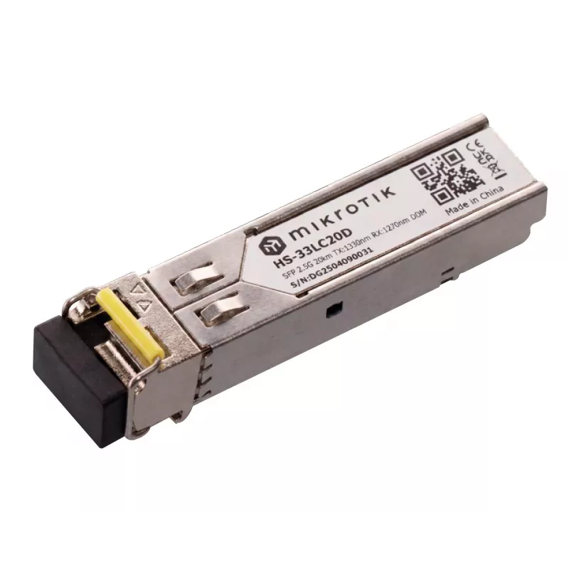 TRANSCEPTOR DE REDE SFP/HS-2733LC20D MIKROTIK