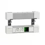 SCHNEIDER ELECTRIC UNICA SYSTEM+ DISPOSITIVO DE MESA 4XSCHUKO+USB A/C+RJ45 OPT, BRANCO/CINZENTO