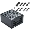 Phanteks Revolt 1200W Platinum Bundle, fonte de alimentação com kit de cabos - preto