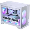 Caixa de PC Phanteks XT M3, caixa Mini + ventoinhas D30 PWM Regular Airflow D-RGB, pack de 3, branco