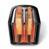 Torradeira Philips Viva Collection HD2637/90 torradeira extrawide de 2 ranhuras com aquecimento de pães preto/embalagem danificada