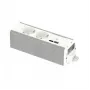 SCHNEIDER ELECTRIC UNICA SYSTEM+ MÓD.UNID. 2XSCHUKO+USBA/C BRANCO/CINZENTO
