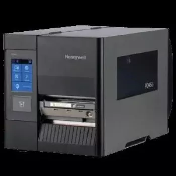 HONEYWELL PD45S0C, LCD a cores, impressora térmica direta e de transferência térmica, Ethernet, 203 dpi, sensor de remoção de etiquetas, rebobinador, função de descolagem, sem cabo de alimentação, EU - Impressora de etiquetas - Colorida