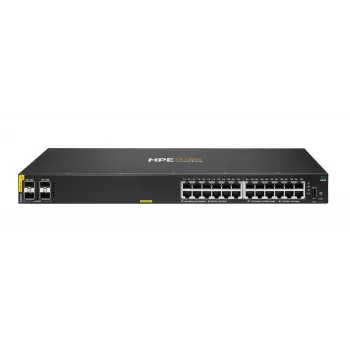 HPE Aruba Networking CX 6000 switch 24p 10M/100M/1G Classe4 PoE 4p SFP 1G 370W