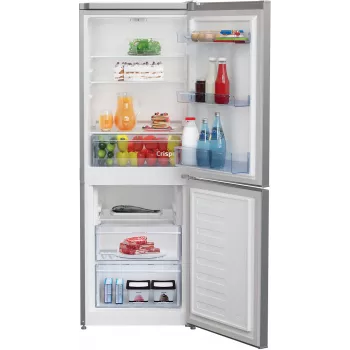 BEKO Frigorífico RCSA240K40SN, classe de eficiência energética E, altura 153cm, Inox