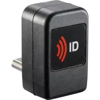 RF IDeas WAVE ID Nano CCID 13,56MHz CSN Leitor USB-C vertical preto