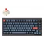 Keychron V1 Max RGB - layout US - teclado sem fios hot-swappable Gateron Jupiter Red