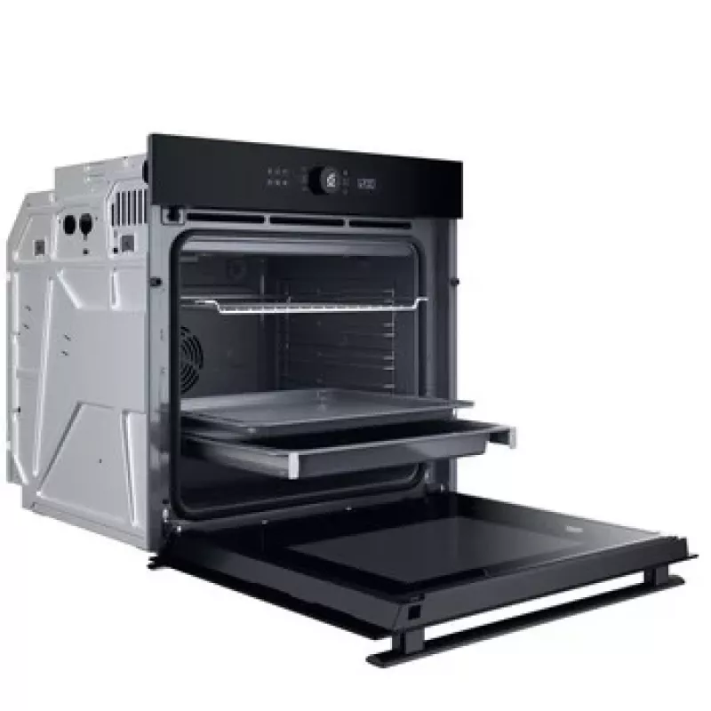 WHIRLPOOL Forno WOI4S8PM1SB, Preto, Classe energética A+, 6th SENSE