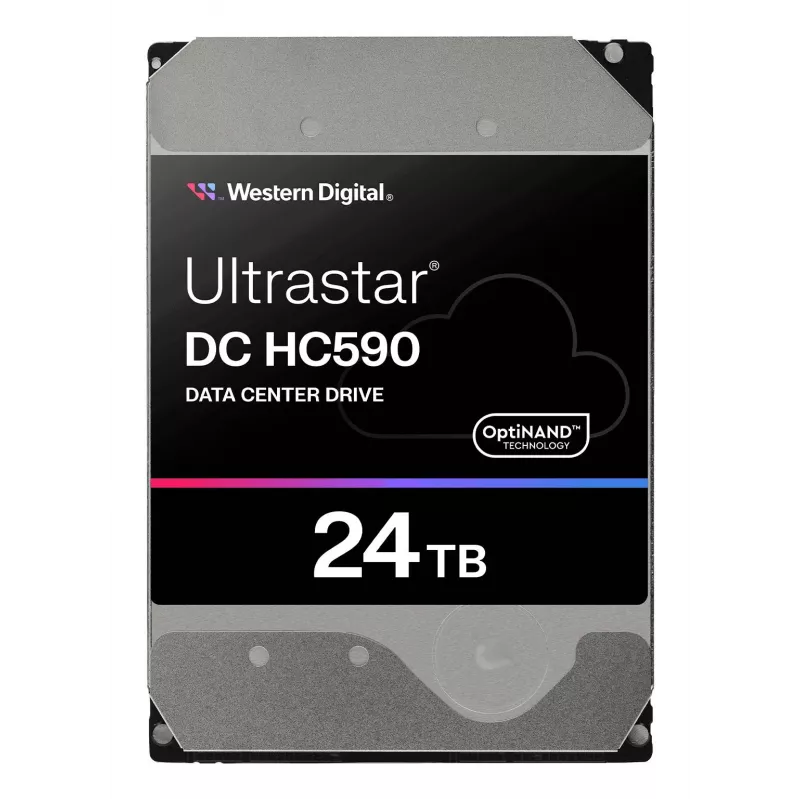 HDD|WESTERN DIGITAL|SAS|3,5 polegadas|7200 rpm| 24 TB|WUH722624AL5204 0F59373|Ultrastar DC HC590|0F59373