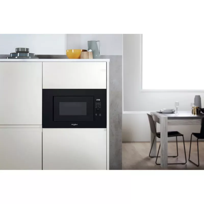 WHIRLPOOL Micro-ondas de encastrar WMF200G NB, 20L, Preto