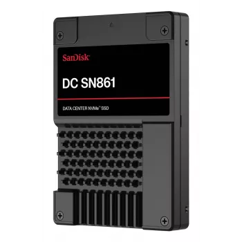 SSD|SANDISK|DC SN861|1920 GB|PCI Express 5.0|NVMe Ja|Velocidade de escrita 3600 MB/s|Velocidade de leitura 13700 MB/s|U.2|MTBF 2500000 h|WUS6BA119PSP9X30TS2525