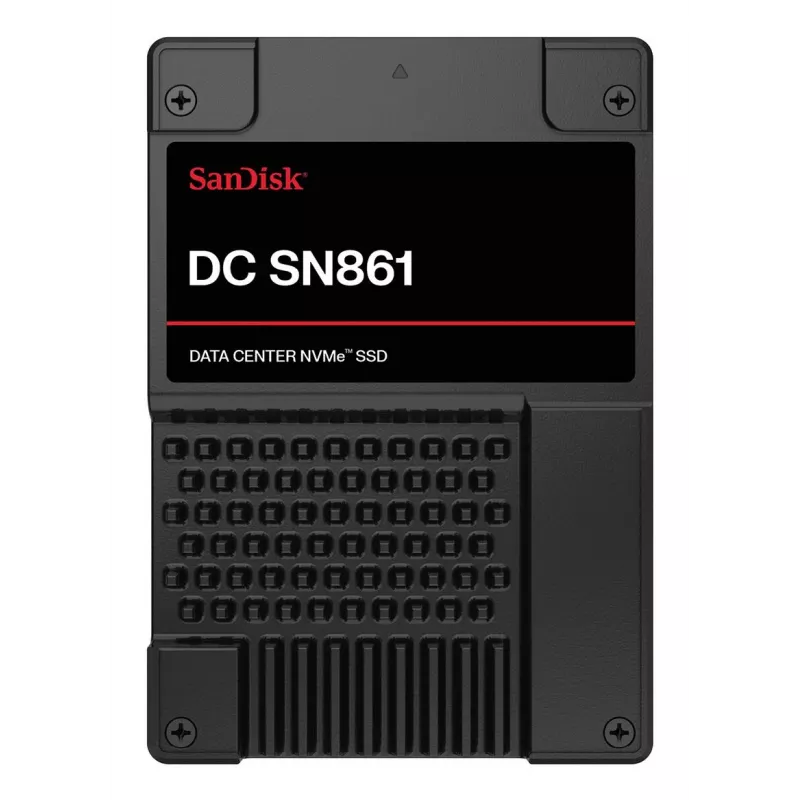 SSD|SANDISK|DC SN861|1920 GB|PCI Express 5.0|NVMe Ja|Velocidade de escrita 3600 MB/s|Velocidade de leitura 13700 MB/s|U.2|MTBF 2500000 h|WUS6BA119PSP9X30TS2525