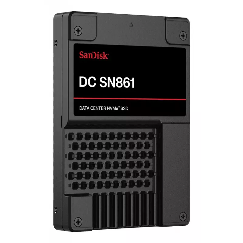 SSD|SANDISK|DC SN861|1920 GB|PCI Express 5.0|NVMe Ja|Velocidade de escrita 3600 MB/s|Velocidade de leitura 13700 MB/s|U.2|MTBF 2500000 h|WUS6BA119PSP9X30TS2525