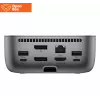 HP Thunderbolt 4 Ultra Dock - OPENBOX - G6 280W com cabo combo - 5x USB-A, 2x USB-C, 1x USB-C Thunderbolt 4, 2x DisplayPort, 1x HDMI, 1x RJ-45, Meteor Silver, 3 anos