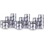 TSC 8300-PWX fita de transferência térmica premium cera 220mm preta