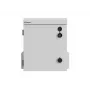 Caixa de rack para montagem exterior em parede/postal 10 polegadas IP55, 320 × 220 × 400 mm, cinzento (montada)
