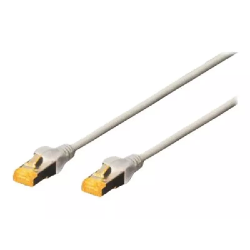 DIGITUS cabo de rede CAT6A S/FTP, 0,5 m, cinzento