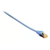 DIGITUS Cabo de rede - CAT6a - S/FTP - proteção da patilha - Cu - 1 m - azul