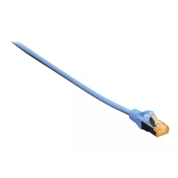 DIGITUS Cabo de rede - CAT6a - S/FTP - proteção da patilha - Cu - 1 m - azul