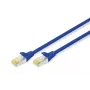 DIGITUS Cabo de rede - CAT6a - S/FTP - Snagless - Cu - 3m - azul