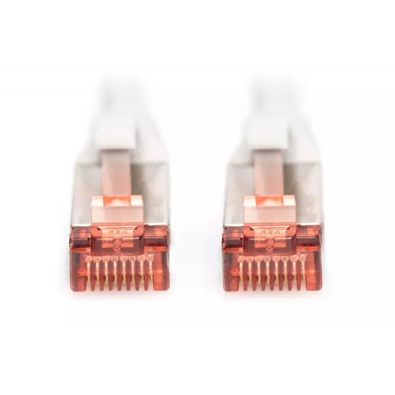 Cabo patch DIGITUS CAT6 S/FTP, 0,5 m, cinzento