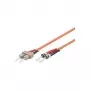 Cabo InfiniBand/fibra ótica Microconnect FIB120002 2 m ST SC laranja