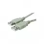 Cabo USB Microconnect USBAA2 USB 2.0 1,8 m USB A cinzento