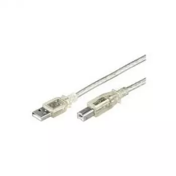 Cabo USB Microconnect USBAB5T USB 2.0 5 m USB A USB B transparente