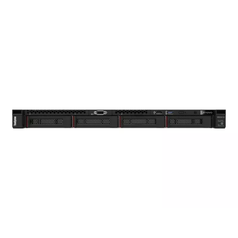 Servidor rack Lenovo ThinkSystem SR250 V3 (1U) Intel® Xeon® 6353P 2,7 GHz 32 GB DDR5-SDRAM 800 W