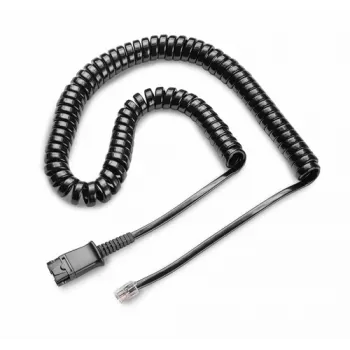 Cabo POLY U10P-S preto 67g conectividade leve e fiável