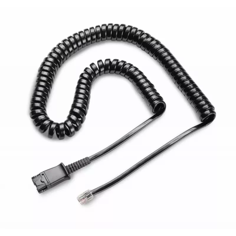 Cabo POLY U10P-S preto 67g conectividade leve e fiável