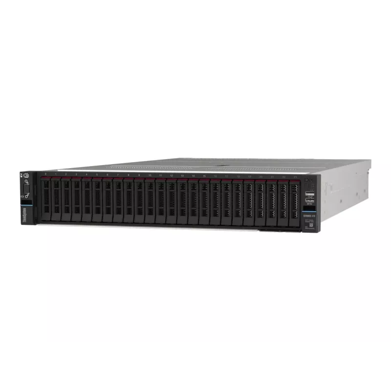 Servidor Lenovo ThinkSystem SR665 V3 Rack (2U) AMD EPYC 9124 3 GHz 32 GB DDR5-SDRAM 1100 W