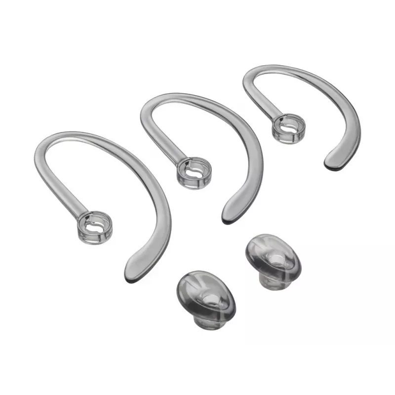 HP Poly 85Q18AA kit de ganchos para a orelha e auriculares para Poly CS540 (2 auriculares, 3 ganchos)