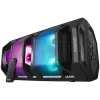 Altifalante portátil 2.0 SVEN PS-670, preto, potência 2x32,5 W (RMS), TWS, Bluetooth, FM, USB, microSD, ecrã LED, telecomando, bateria de lítio
