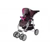 Carrinho de bebé 2 em 1 com saco de transporte Black-Pink 7706 Lean Toys